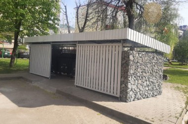 Площадки для сбора мусора  в Могилеве как арт-объект
