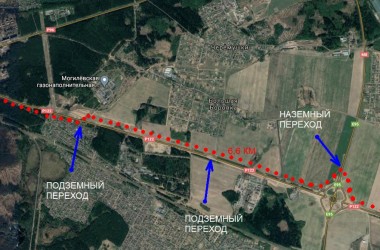 Новая выделенная велодорожка 6,6 километра появилась на выезде из Могилева