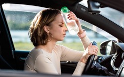 ГАИ напоминает водителям о необходимости контролировать самочувствие в жару