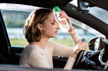 ГАИ напоминает водителям о необходимости контролировать самочувствие в жару