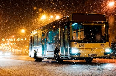 Движение автобусов в Могилеве в Новогоднюю ночь будет изменено
