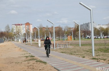 Новые лежаки, навесы и оборудование установили на могилевских пляжах