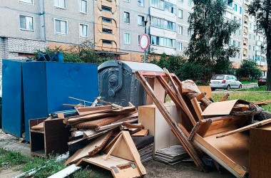 В САП объяснили ситуацию с переполненными мусорками в Могилеве