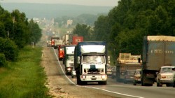 Из-за жары в Могилеве ограничили движение большегрузов