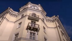 В могилевском доме с башенными часами проходит капитальный ремонт