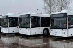 11 новых современных автобусов пополнили автопарк Могилева