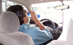 ГАИ рекомендует водителям контролировать самочувствие в жару