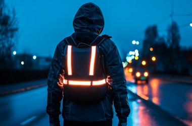 ГАИ напоминает пешеходам о важности быть заметными на дороге в темноте