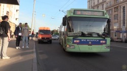 В Могилеве появился еще один безопасный троллейбус