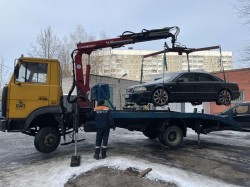 Неэксплуатируемые авто продолжают убирать в Могилеве