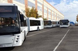 Семь новых автобусов пополнили автопарк Могилева