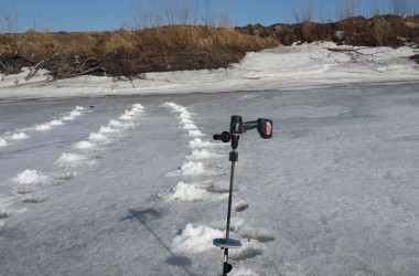 Узнать толщину льда на водоемах Могилевщины можно в ОСВОДе