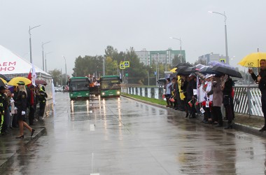 Первую очередь дороги-дублера улицы Якубовского и Загородного шоссе открыли в Могилеве, предложили назвать 17 сентября