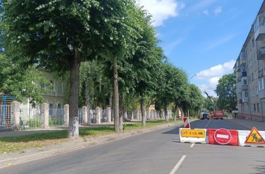 С 13 июня перекрыто движение по ул. К.Маркса в районе пересечения с пер.Буянова