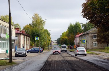 Капитальный ремонт улицы Строителей начался в Могилеве