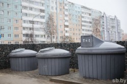 В Могилеве мусорные площадки превращаются в элементы благоустройства