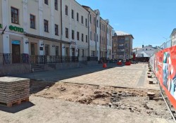 На улице Ленинской в Могилеве вместо парковки обустроят пешеходную зону