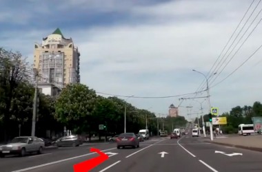 Увеличено число полос для движения на участке дороги по проспекту Мира в Могилеве