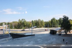 Подземный переход нового типа с лифтовыми подъемниками открыли в Могилеве