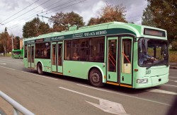 В работу троллейбусов №3 в Могилеве внесены изменения с 14 ноября