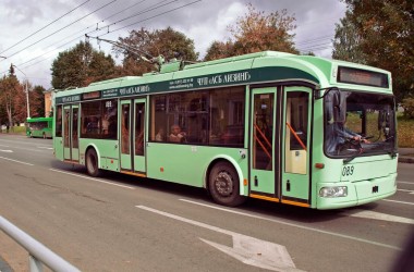 В работу троллейбусов №3 в Могилеве внесены изменения с 14 ноября