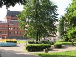Библиотеку и обновленный фонтан в Театральном сквере презентуют в Могилеве 30 июня