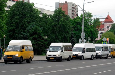 Схемы движения маршруток на время ремонта на перекрестке ул.Островского – пр-т Пушкинский