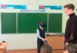 Правилам безопасности с помощью очков виртуальной реальности обучают в школах Могилевщины