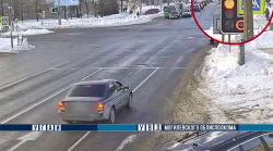 Камеры фиксации проезда на красный сигнал светофора работают на 8 перекрестках Могилева