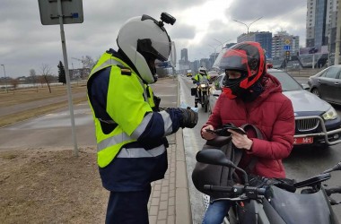 Акцию по предупреждению ДТП с участием мототранспорта проводит ГАИ с 25 марта