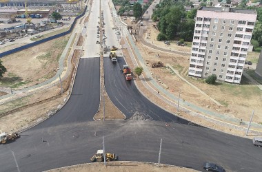 Завершается строительство первой очереди дороги-дублера улицы Якубовского и Загородного шоссе