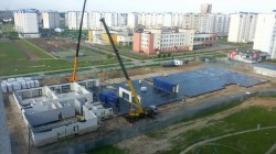 В микрорайоне «Спутник» строят самый современный в Могилеве детский сад