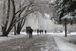Оранжевый уровень опасности из-за снегопадов объявлен на 19 ноября в Могилеве