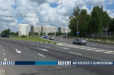 Изменена схема движения на кольце площади Космонавтов в Могилеве