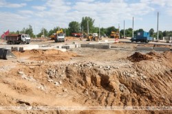 Названы сроки открытия движения по новому кольцу на проспекте Мира в Могилеве
