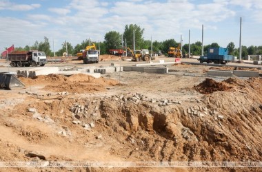 Названы сроки открытия движения по новому кольцу на проспекте Мира в Могилеве