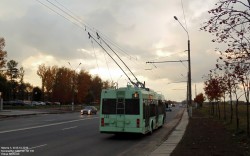 Движение троллейбусов по ул. Челюскинцев в Могилеве будет ограничено с 24 по 26 сентября