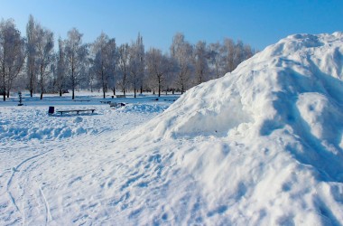 Циклон «Улли» побил в Могилеве снежный рекорд 1958 года