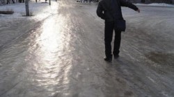 Осторожно! В Могилеве очень скользко