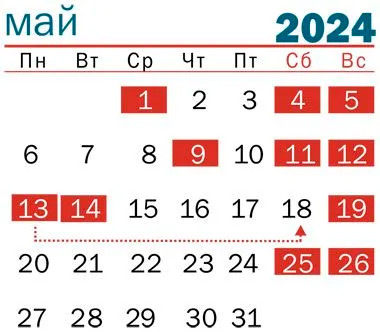 Выходные дни в апреле 2024 в татарстане