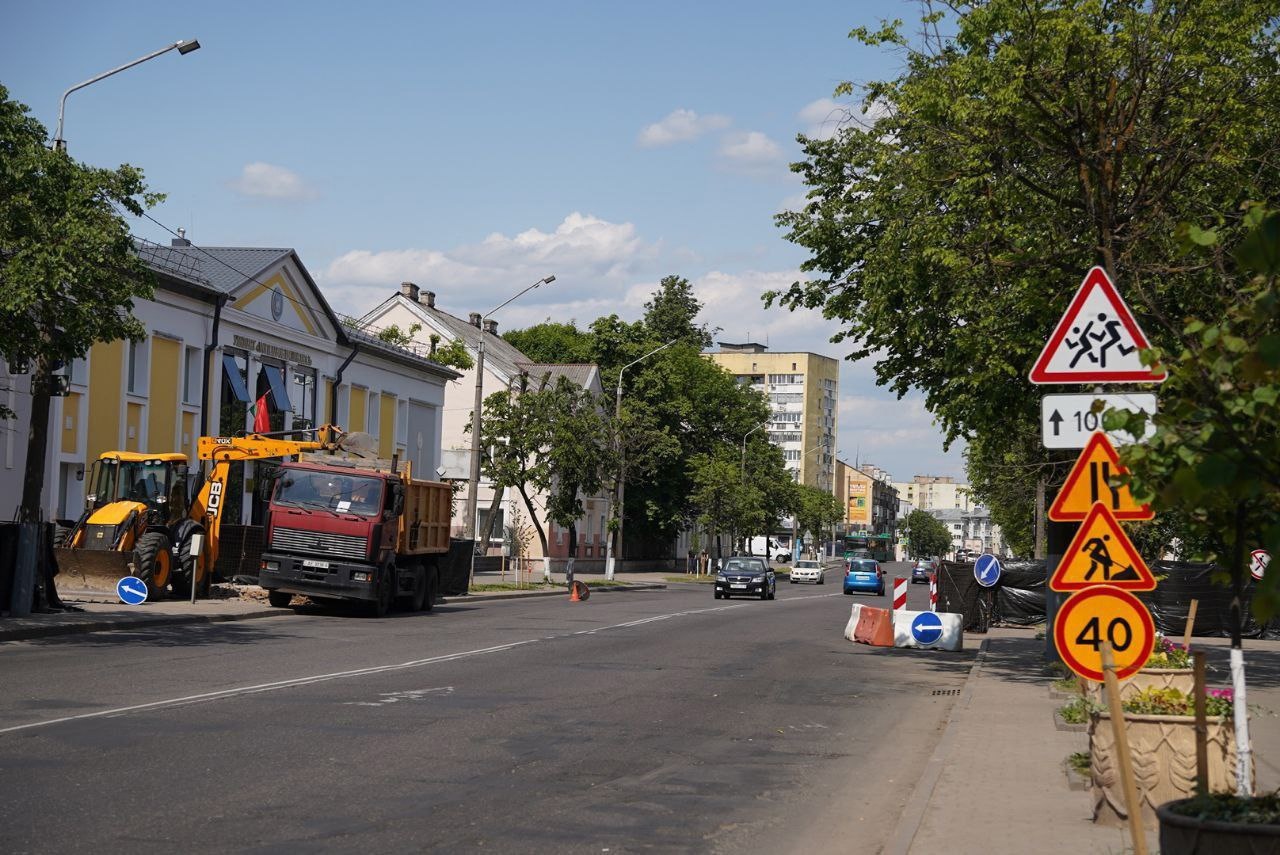 Движение по улице Пионерской в районе дома 21 в Могилеве будет частично  перекрыто с 5 по 25 июня